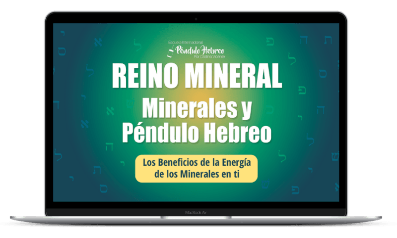 Minerales y Péndulo Hebreo