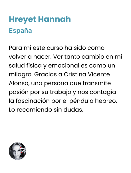 Testimonios alumnos escuela internacional de péndulo hebreo