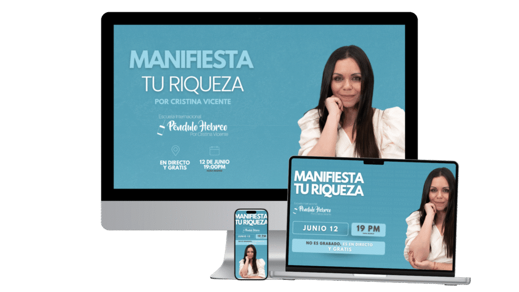 clase gratuita manifiesta tus riquezas péndulo hebreo