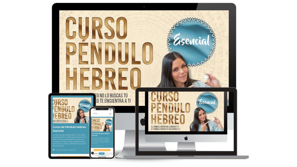 curso pendulo hebreo + 3 bonus, curso esencial